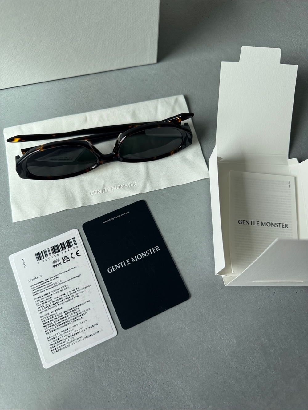 gentle monster monica-t9 tortoise brown black sunglasses - Picture 12 of 16